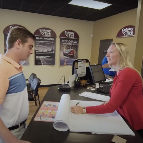 colony tire & service, home